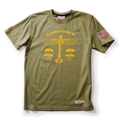 t-shirt boeing vintage - red canoe