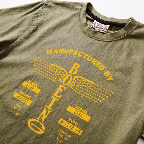 t-shirt boeing vintage - red canoe