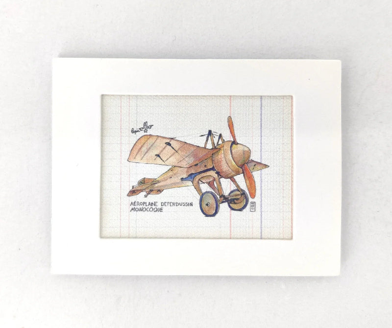 Magnet Passe-Partout Aéroplane Deperdussin monocoque par Lapin