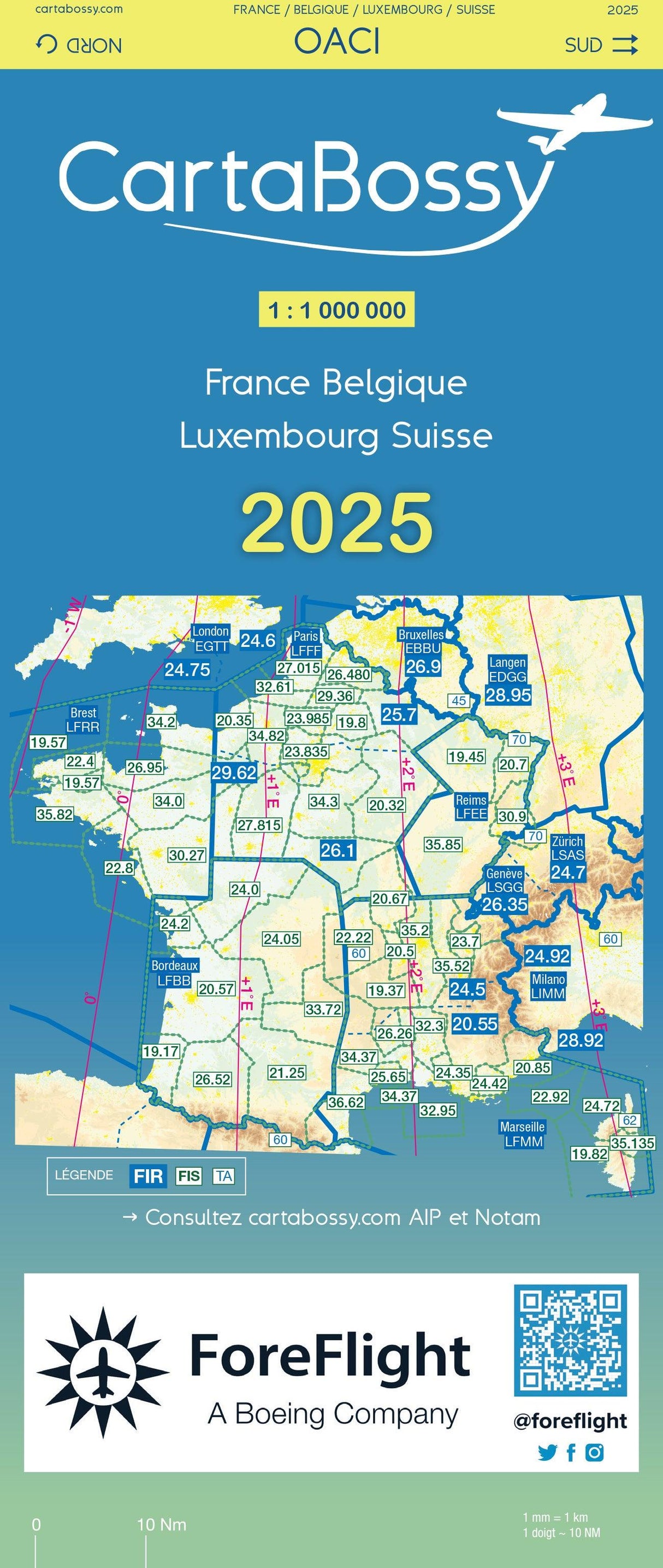 Carte BOSSY 2025