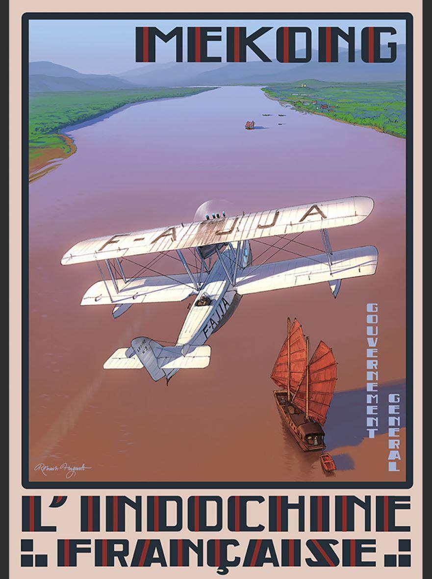 affiche 50*70 - mekong - romain hugault