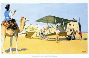 gouache 49 cm x 32 cm 039 breguet xiv