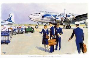 gouache 49 cm x 32 cm 067 douglas dc 4