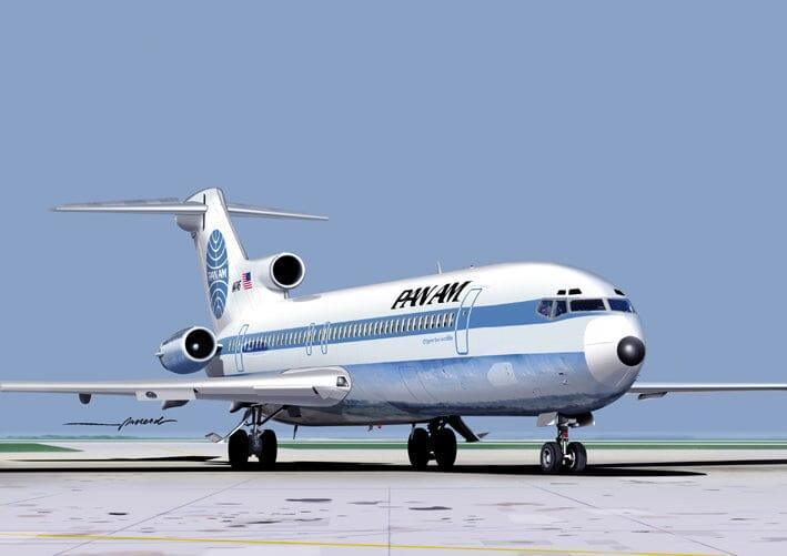 Maquette 1/72 BOEING 727-200 PAN AM MACH2 MAQUETTES A CONSTRUIRE MACH 2