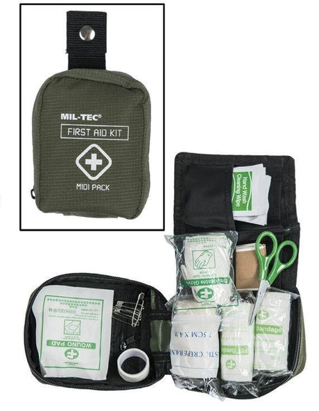mini pack de premier secours kaki