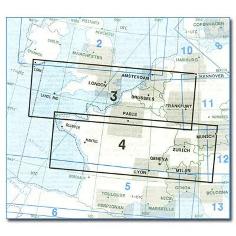 Carte Jeppesen IFREU inférieur 3-4