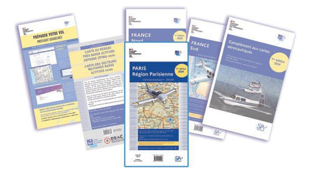 DOCUMENTS VFR 2024 + Carte Région Parisienne - SIA 1 ere edition - LA BOUTIQUE DU PILOTE