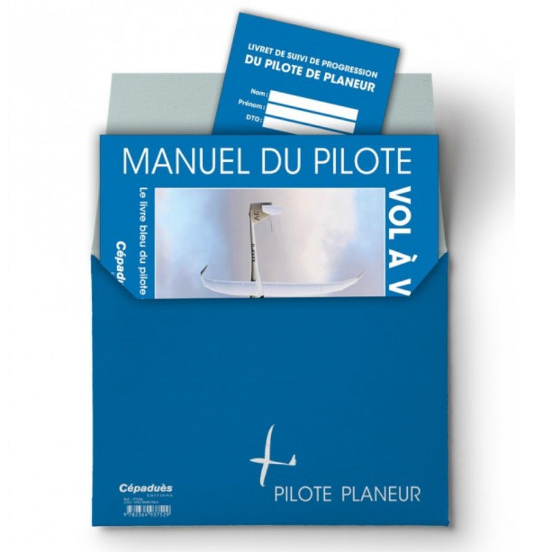 Pochette bleue du pilote de planeur par Cépaduès