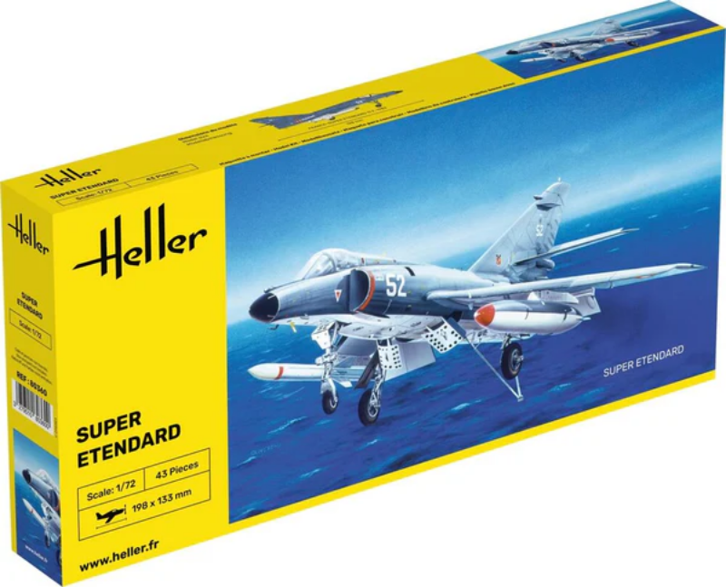 Boite du kit de construction de l'avion Super Etendard