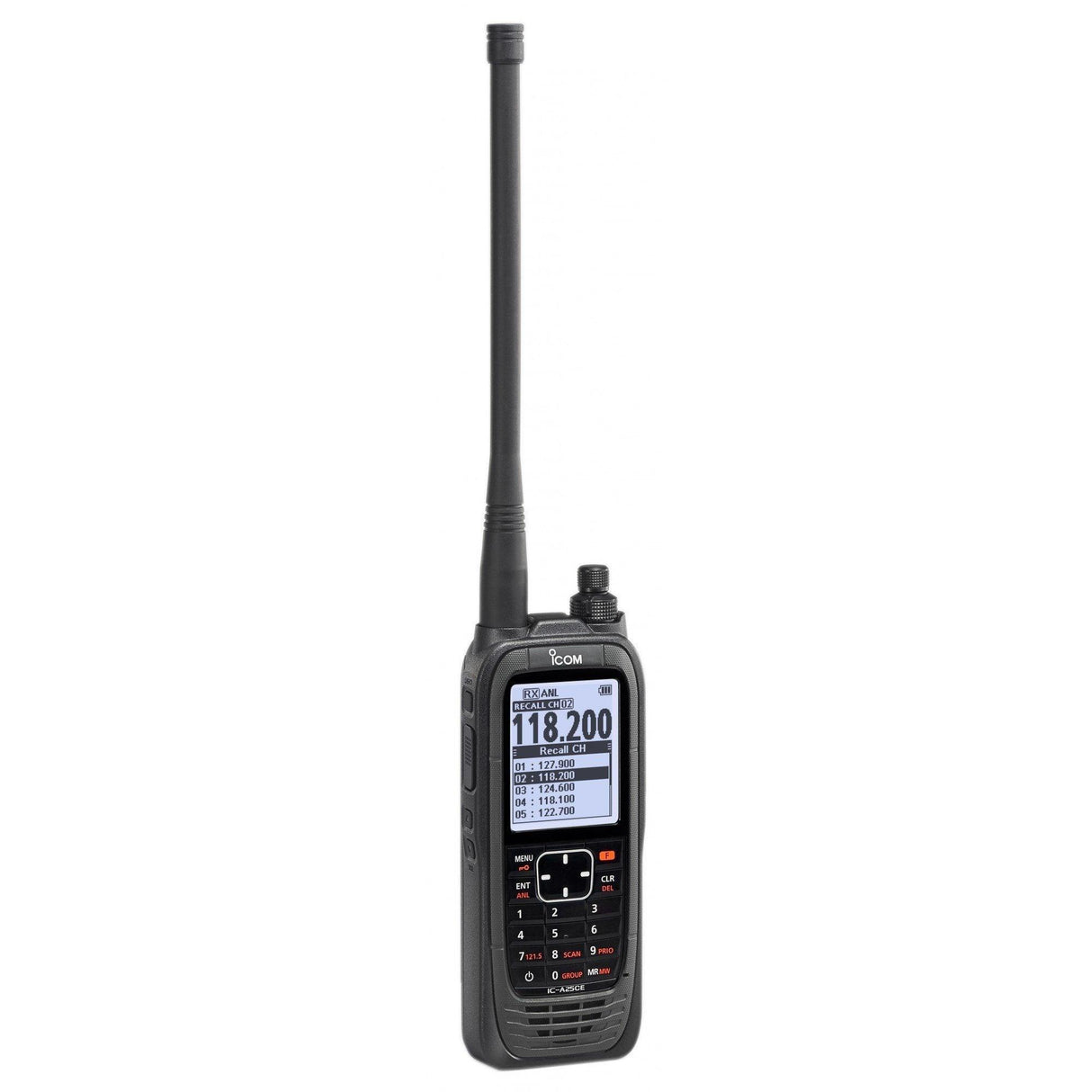 émetteur récepteur icom ic-a25ce fr 2 vhf 118-136 mz - 8.33 khz certifiée