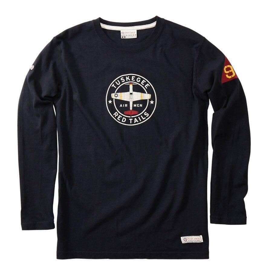 T-Shirt TUSKEGEE AIRMEN Noir Manches longues - Red Canoe Tee-shirt - Polo - Sweat Red Canoë
