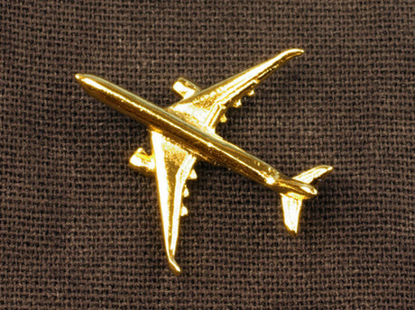 Pins doré repr2sentant m'avion A350