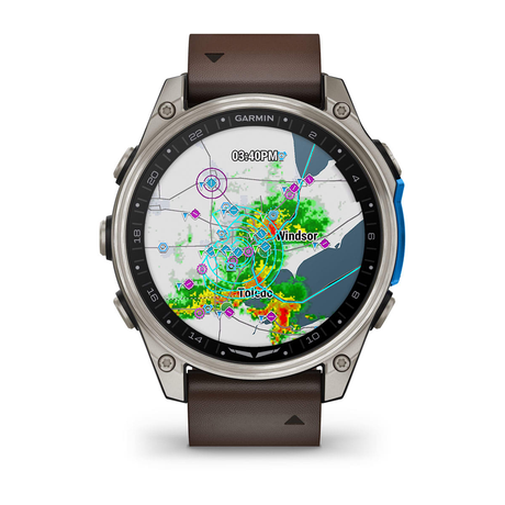 D2 Mach 2 - 47mm - Garmin - Montre aviateur connectée