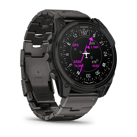 D2 Mach 2 - 51mm - Garmin - Montre aviateur connectée