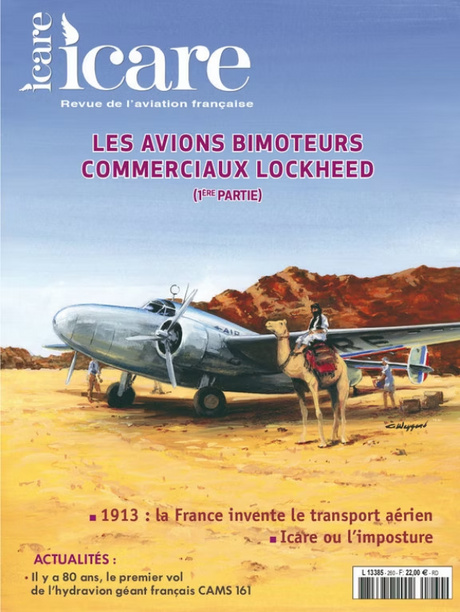 Première de couverture de la revue Icare numéro 260 Les AVIONS BIMOTEURS COMMERCIAUX lOCKHEED