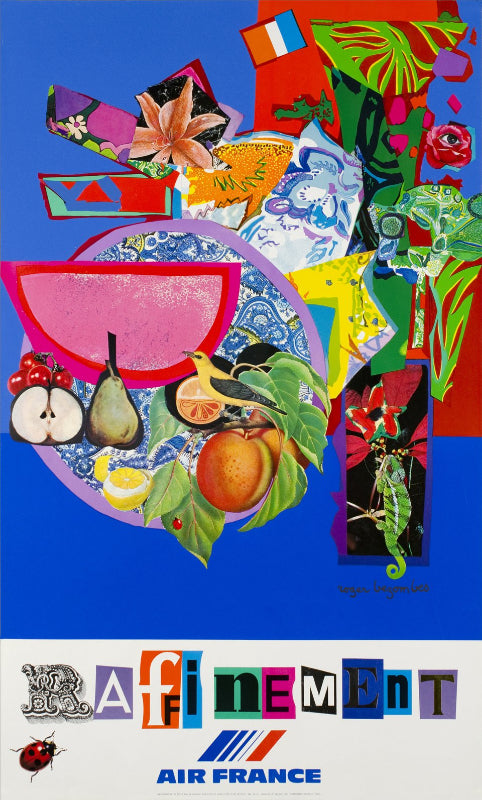 Affiche Air France Raffinement par Roger Bezombes