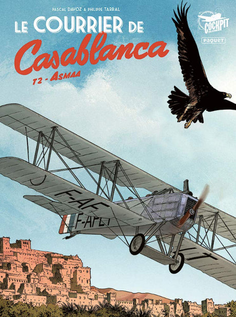 Première de couverture de la bande dessinée Les Courriers de Casablanca, tome 2 : Asmaa par Pascal Davoz et Philippe Tarral aux éditions Paquet