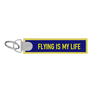 Porte-clés flamme Flying is my life