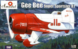 Boîte du kit pour maquette de Gee Bee Sportster R1