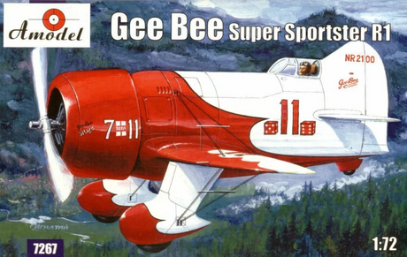 Boîte du kit pour maquette de Gee Bee Sportster R1