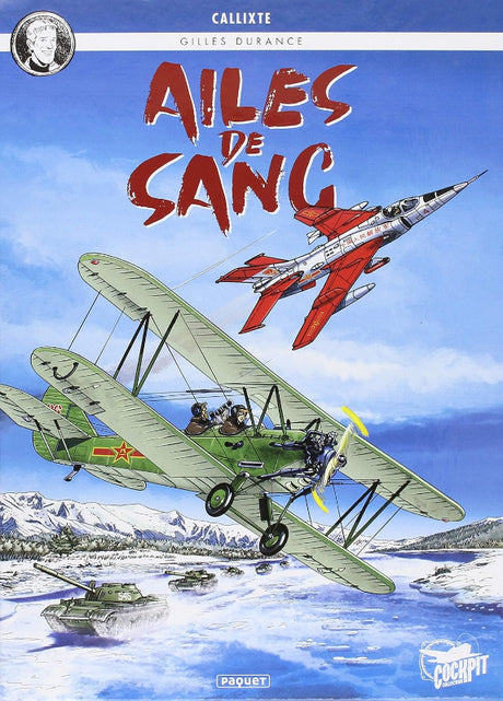 Première de couverture de la bande dessiénie Gilles Durance, tome 4 : ailes de sangpar Callixte aux éditions Paquet