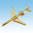 Pins doré représentant l'avion Boeing 727