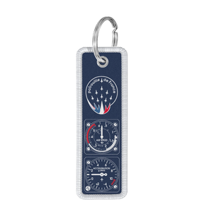 Porte-clés flamme Patrouille de France