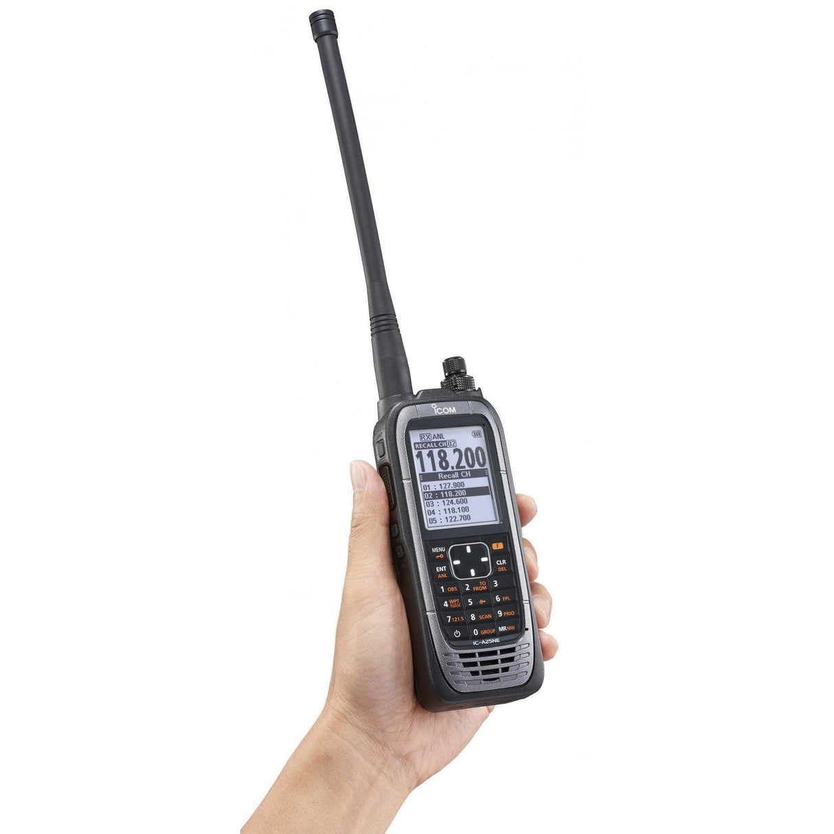 émetteur récepteur icom ic-a25ne 118-136 mhz vor-bluetooth-gps - 8.33 khz