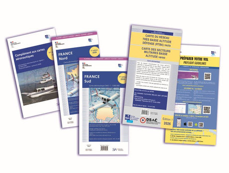 Documents VFR 2026 plastifiés - SIA