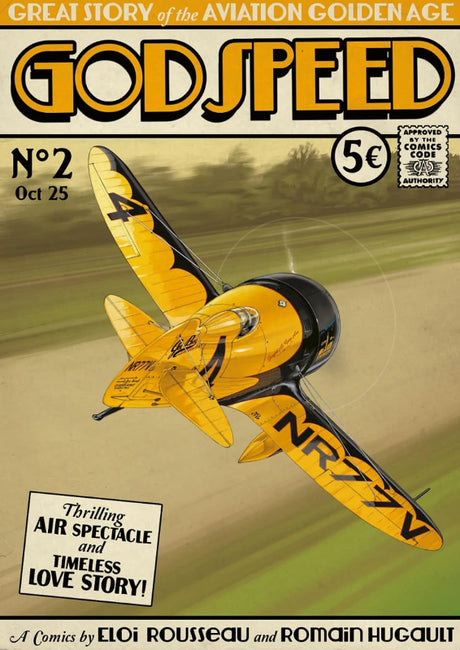 Godspeed par Romain Hugault en édition limitée format Comics, numéro 2 sur 4, aux éditions Paquet