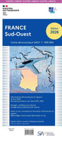 Carte OACI Sud/Est plastifiée Edition 2026