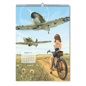 Pin-up faisant partie du calendrier Pin-Up 2026 par Romain Hugault