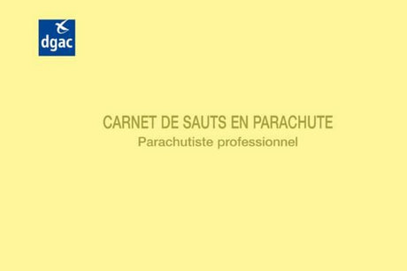 Carnet de sauts en parachute