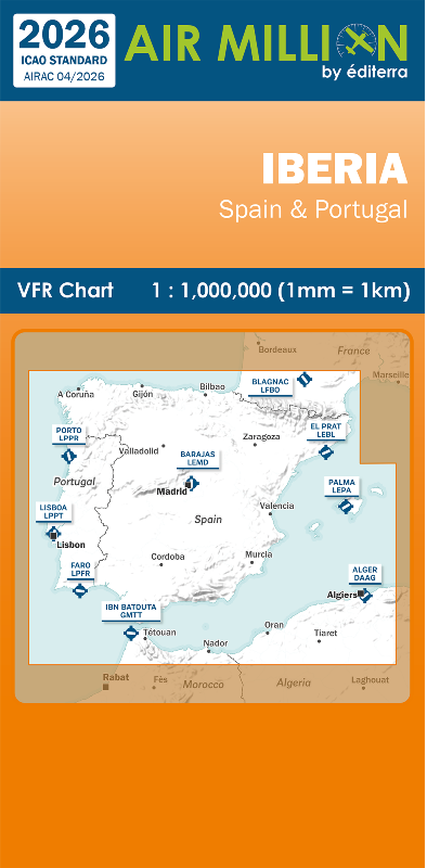 Carrte Espagne et Portugal Air  %Million 2026 Editerra