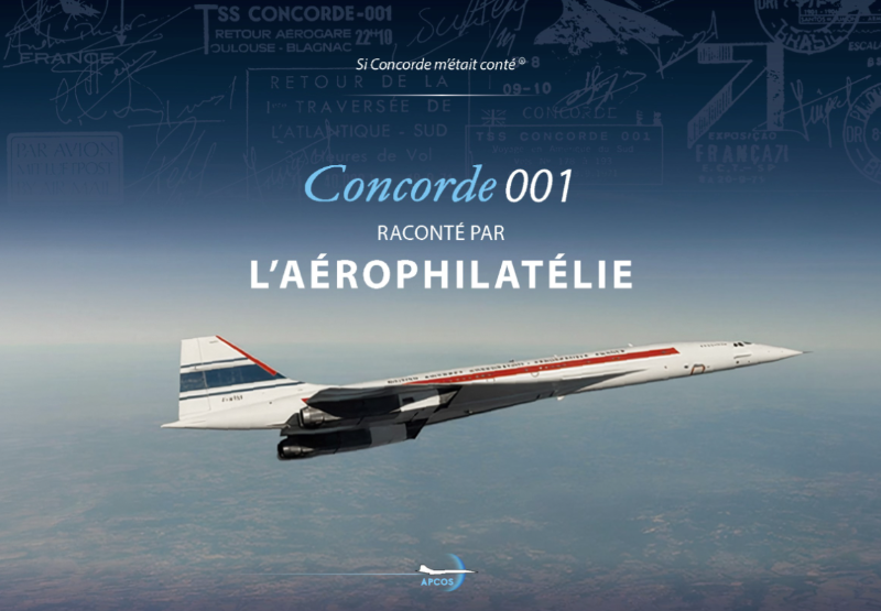 Concorde 001 raconté par l'aérophilatélie