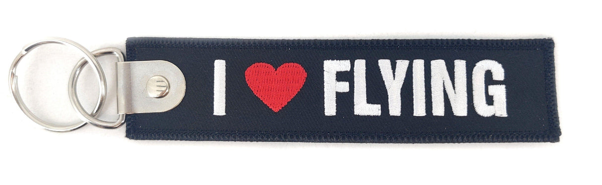 Flamme I Love Flying Accessoires avion LA BOUTIQUE DU PILOTE