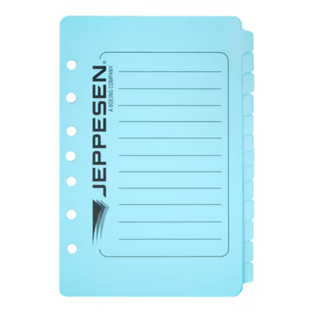 intercalaires 7 trous 13 feuillets Jeppesen