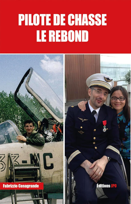 Première de couverture du livre Pilote de chasse le rebond de Fabrizzio Casagrande