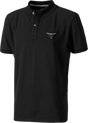 Polo noir de la marque  Design4Pilot