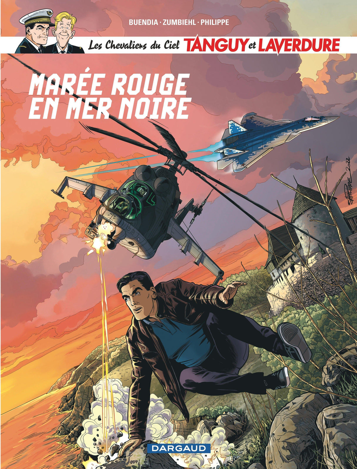 Tanguy et Laverdure - Tome 11 : Marée rouge en mer Noire Bandes Dessinées Dargaud