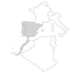 ifr paper chart services - aspa01 - spain/portugal - enroute low