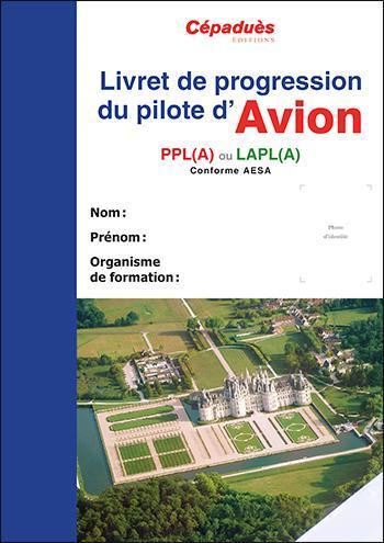 livret de progression du pilote d'avion