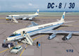 maquette dc-8 / 30 pan am - douglas