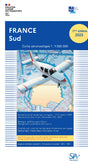 Carte aéronautique SIA non plastifiée France Sud