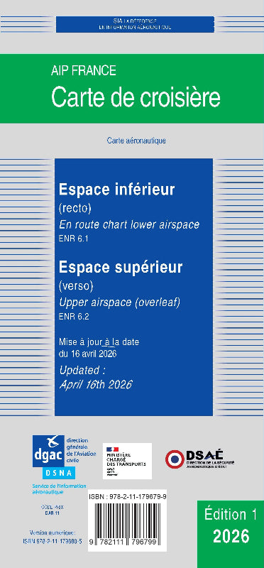 Carte de croisière espace inférieur et supérieur 2026 