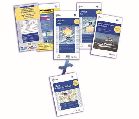Documents VFR 2026 + Carte Lyon Vallée du Rhône - SIA