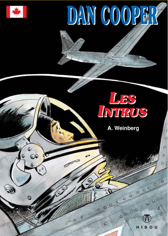 Première de couverture du hors-série "Les Intrus" de la bande dessinée Dan Cooper d'Albert Weinberg aux éditions Hibou