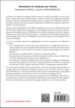 Infractions et incidents par drones - Cassandra Rotily et Laurent Archambault
