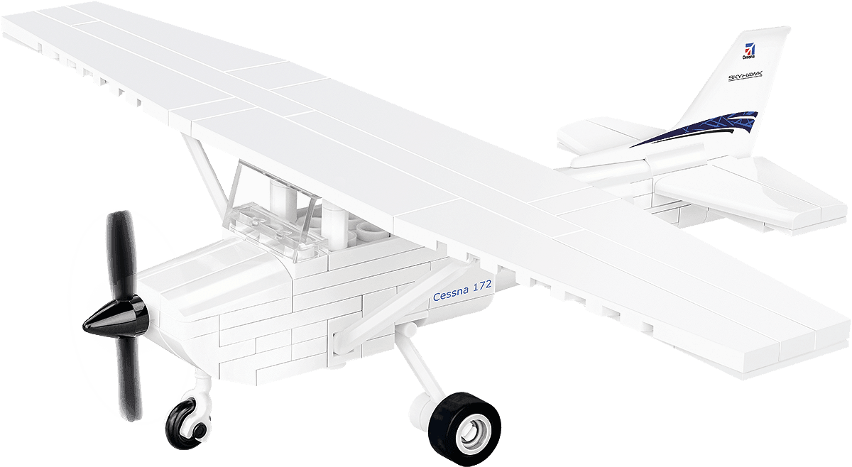 Jouet Maquette Cessna 172 Skyhawk Blanc - Cobi - LA BOUTIQUE DU PILOTE