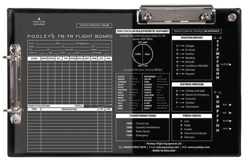 Planchette de Vol Pooley's FB-7R CHRONOS ET ACCESSOIRES Pooley's